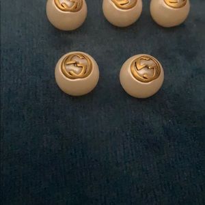 %100 Authentic Gucci pearl buttons